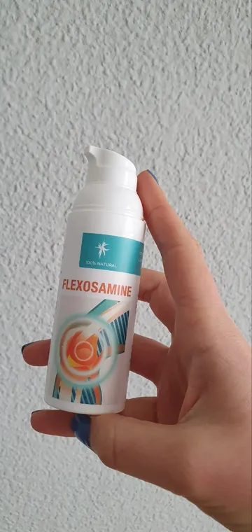 Flexosamine — gel per articolazioni e muscoli, confezione fotografata dal vivo