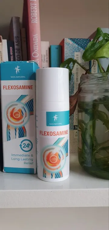 Flexosamine — gel per articolazioni e muscoli, confezione fotografata dal vivo