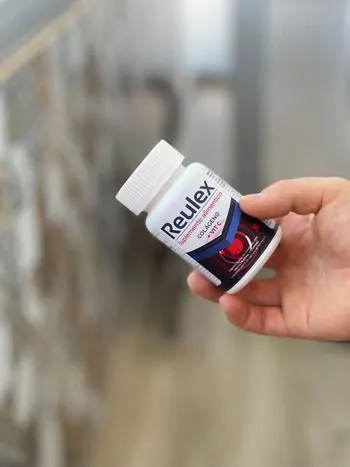 Reulex — Frasco de Reulex con 20 cápsulas de colágeno, MSM y vitaminas C y D